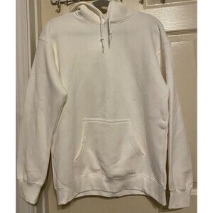 adidas Originals Hoodie Womens Cotton Blend Soft Cozy White Long Sleeve NWOT S